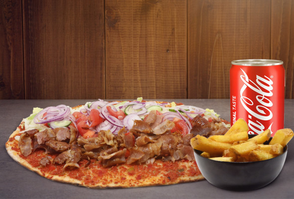 Lahmacun mit Fleisch Menü